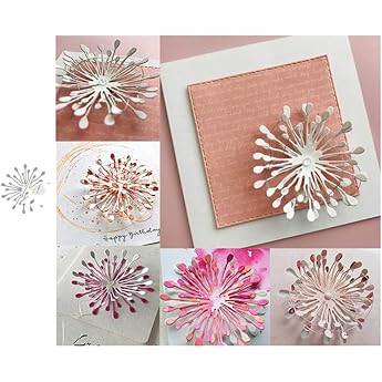 Flower Edge Cutting Dies for Card Making Daisy Cutting Dies for DIY Scrapbooking Photo Album Decorative Embossing Paper Cutting Dies for Card Making Template