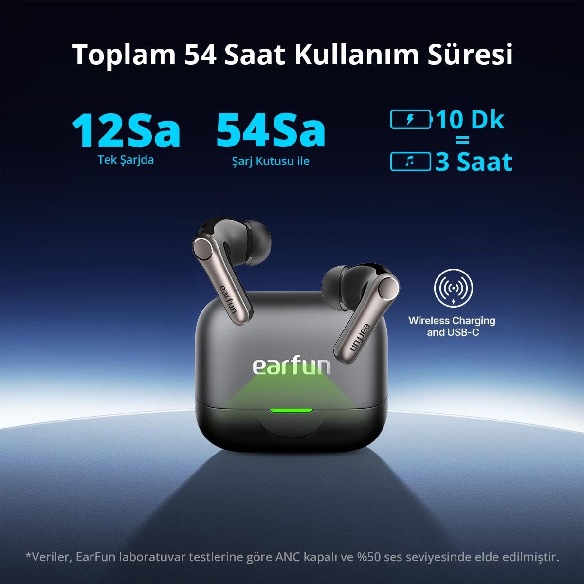 EarFun Air Pro 4+ Bluetooth Kulakiçi Kulaklık - Bluetooth 6.0-54