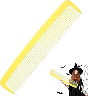Funny Giant Wide Comb,Party Carnival Giant Comb Prop,Funny Giant Hair Styling Huge Combs, Man And Women Halloween Giant Hair Huge Comb Prank,Halloween Big Comb Prank Supplie (Yellow)