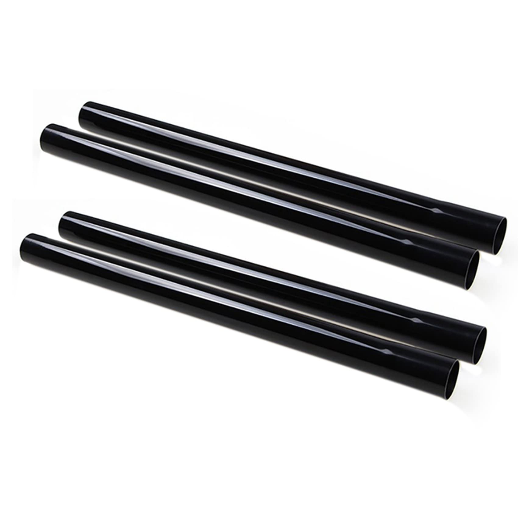 Hndhbfgrt Black Universal Extension For Vacuum Cleaner, 32Mm Inner Diameter Vacuum Hose Plastic Wand Pipe 4Pcs