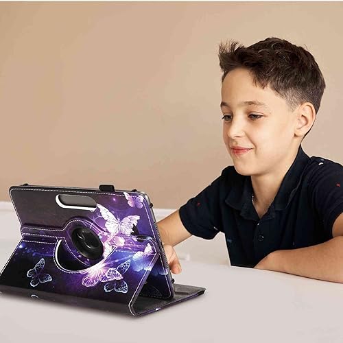 Miniatura 3 de UrbanX Funda universal para tablet de 7 a 8 pulgadas funda protectora para Alcatel Pixi 3 8 LTE 7 de 8 pulgadas con soporte giratorio de 360 grados