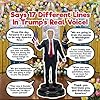 Donald Trump Talking Figure with Real Voice - Best Trump Gift for Men, Funny Presidential Easter Merchandise - Political Collectible, Hilarious Easter Basket Stuffer for Fans & Supporters #1