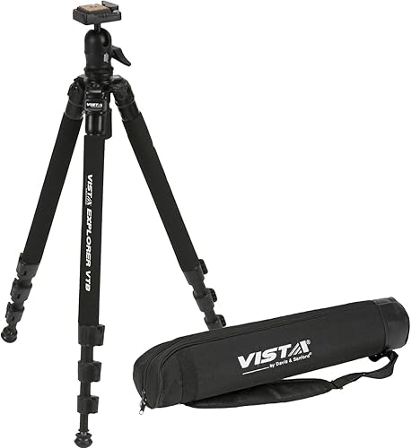 Miniatura 1 de Davis & Sanford EXPLORERV Vista Explorer - Trípode con bolsa de trípode, adaptador para smartphone BONUS y 10 años de garantía