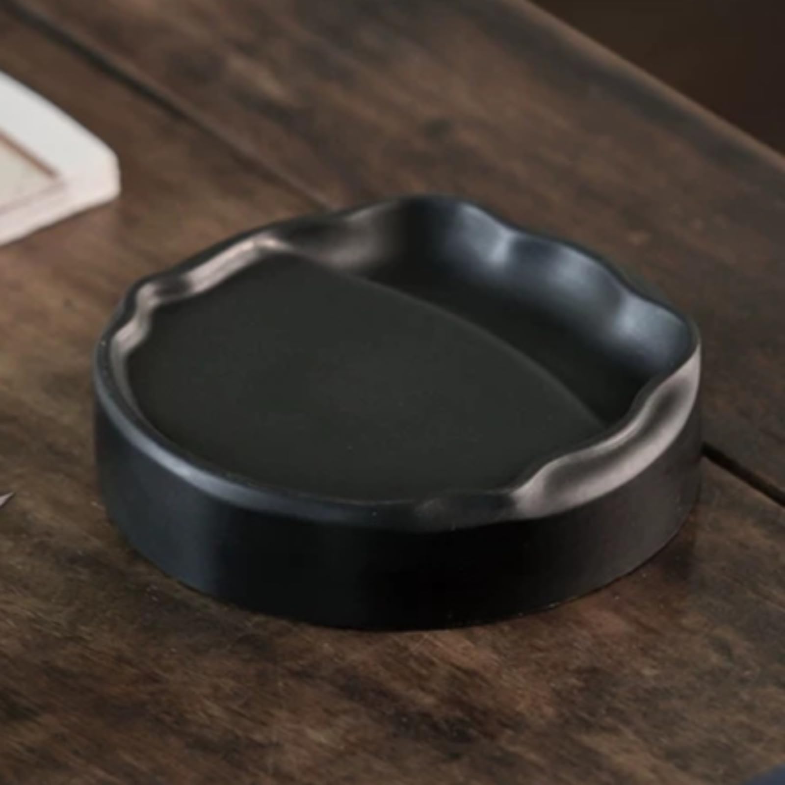 Pietra per calligrafia in stile cinese, 9 cm, decorazione da scrivania