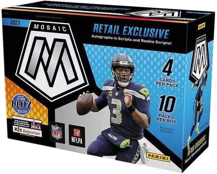Mega Box de fútbol Panini Mosaic NFL 2021