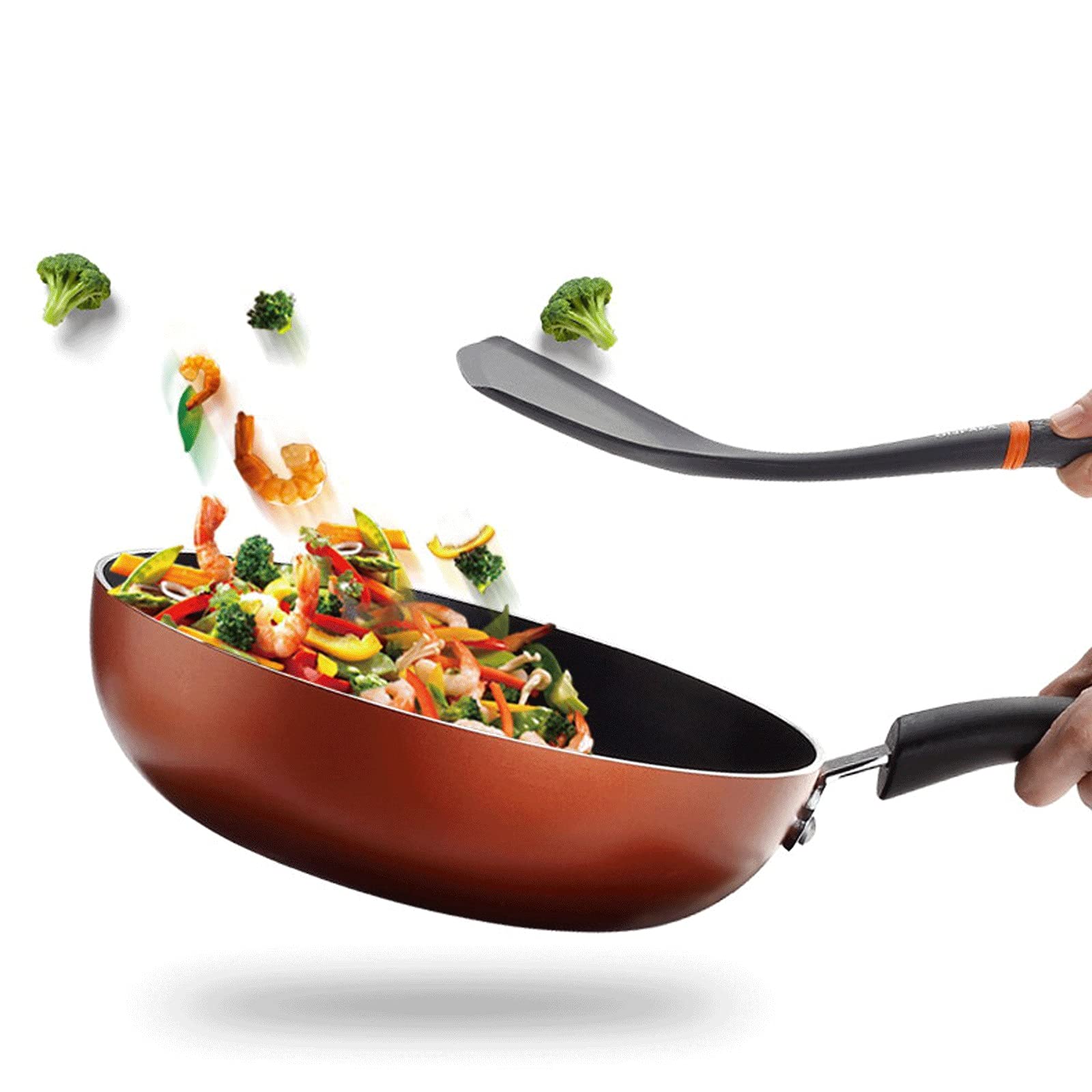 Juego de espátulas de Silicona， espátula de Goma Resistente al Calor， utensilio de Cocina， diseño de una Pieza， espátula de Cocina para sartén Antiadherente，，