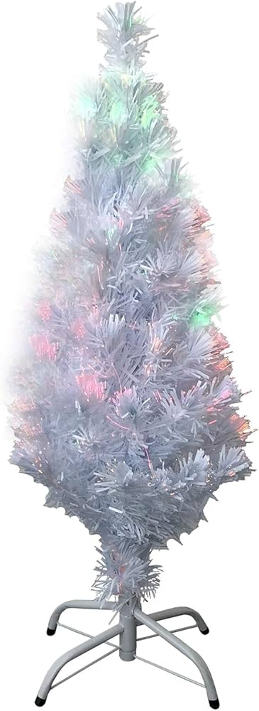 ファイバー自発光 クリスマスツリー クリスマスファイバーツリー60cm ホワイト クリスマスツリー