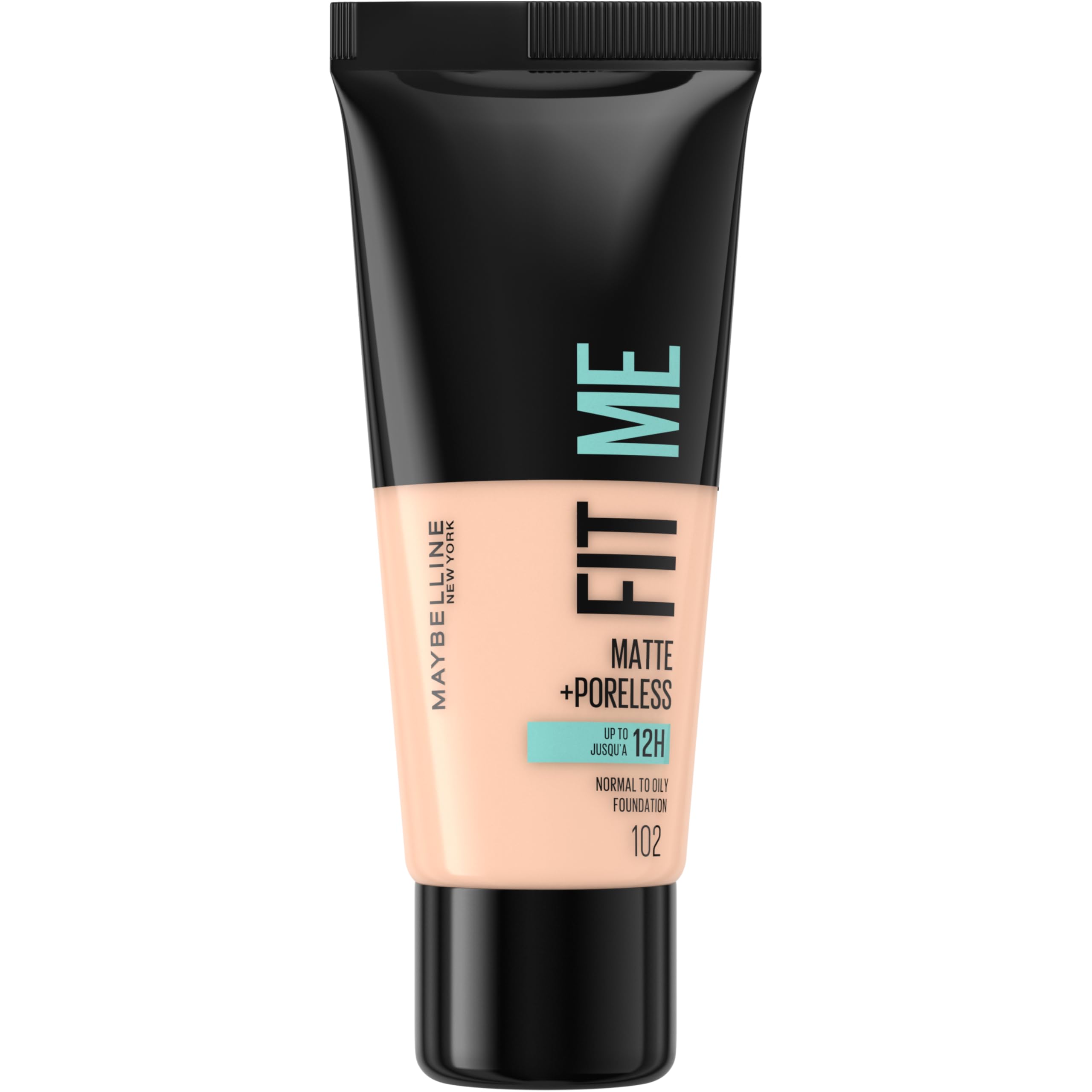 Debenhams Fit Me Matte & Poreless Full Coverage Matte Blendable Normal to Oily Skin Foundation in 102 Fair Ivory | Size: 30ml