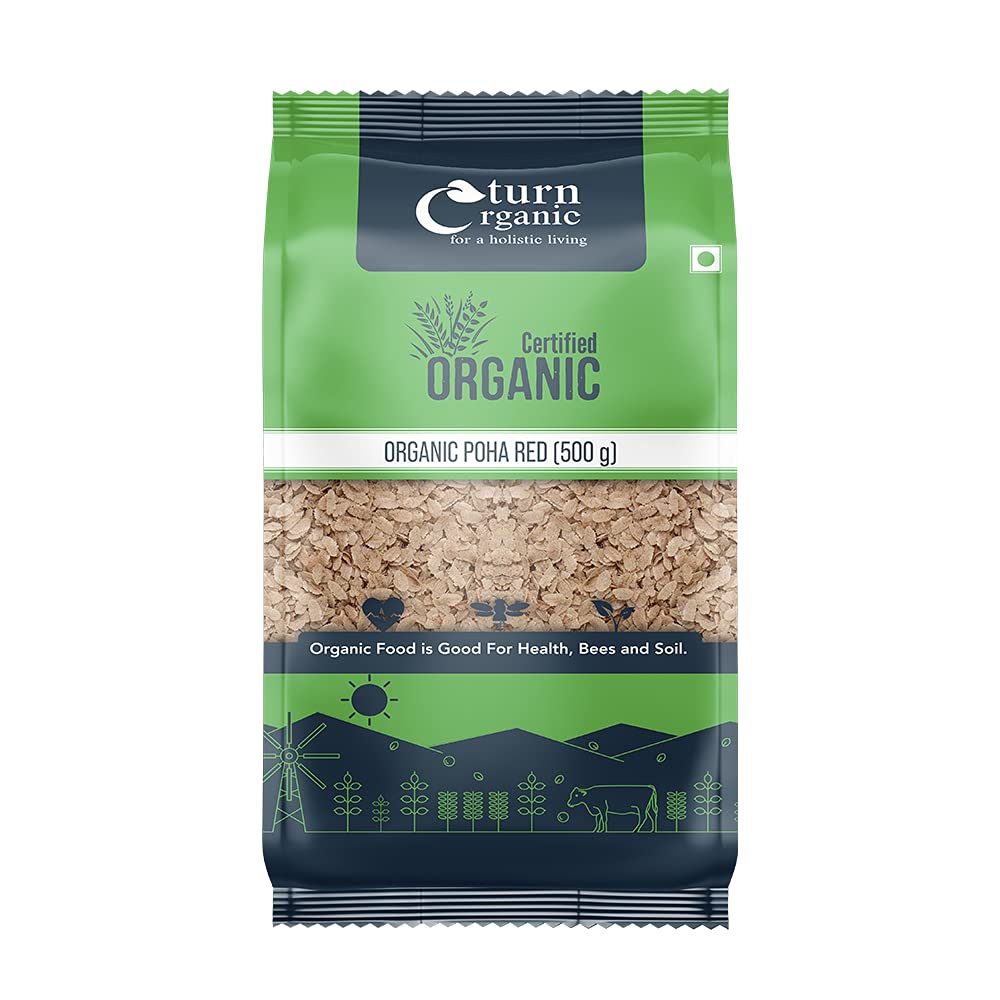 Organic Poha Red TURN ORGANIC 500g