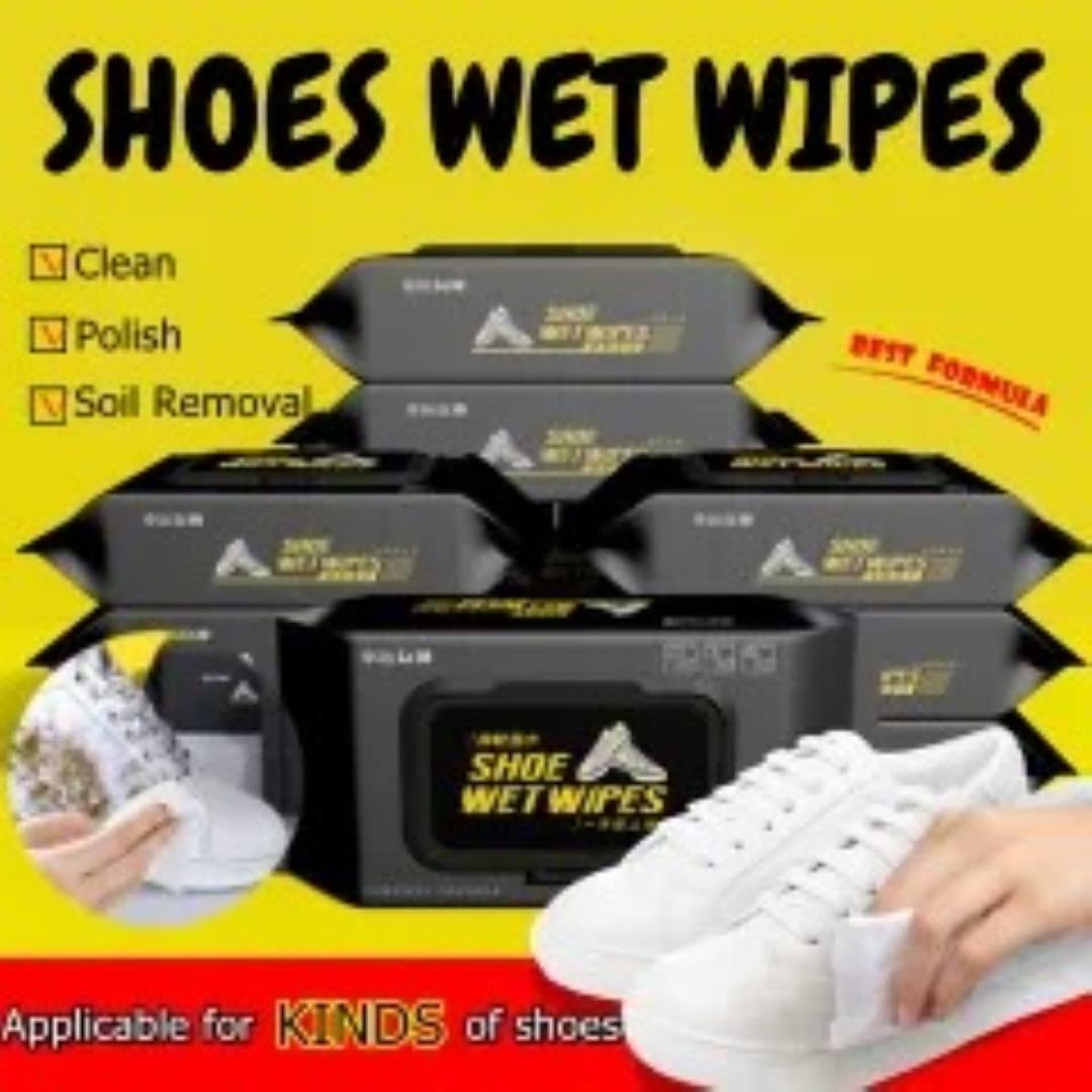 80 Sheets Premium Clean Sneakers Cleaning Wipes