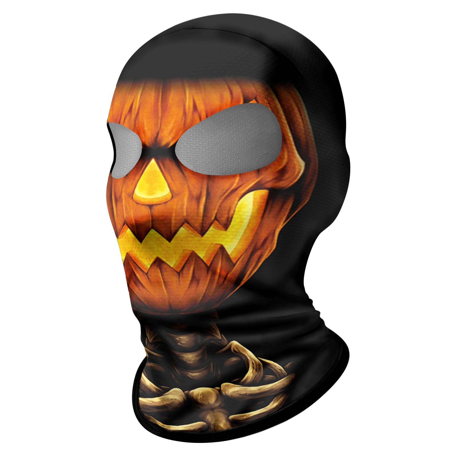 ShopINess Passamontagna a Due Fori 3D Teschio Unisex Adulto per Moto Sport Feste Halloween e Carnevale Teschio