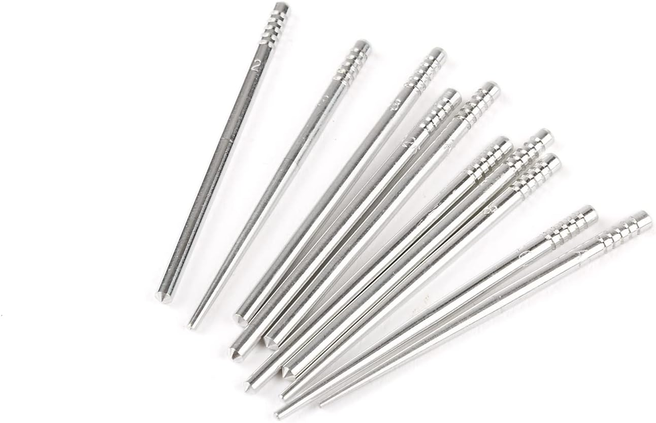 Vergasernadel Set Motoforce RACING, für PHVA/PHBN, 12-17,5mm Dellorto, 10 Stück, A2 / A7 / A8 / A12 / A13 / A20 / A21 / A26 / A28 / A3