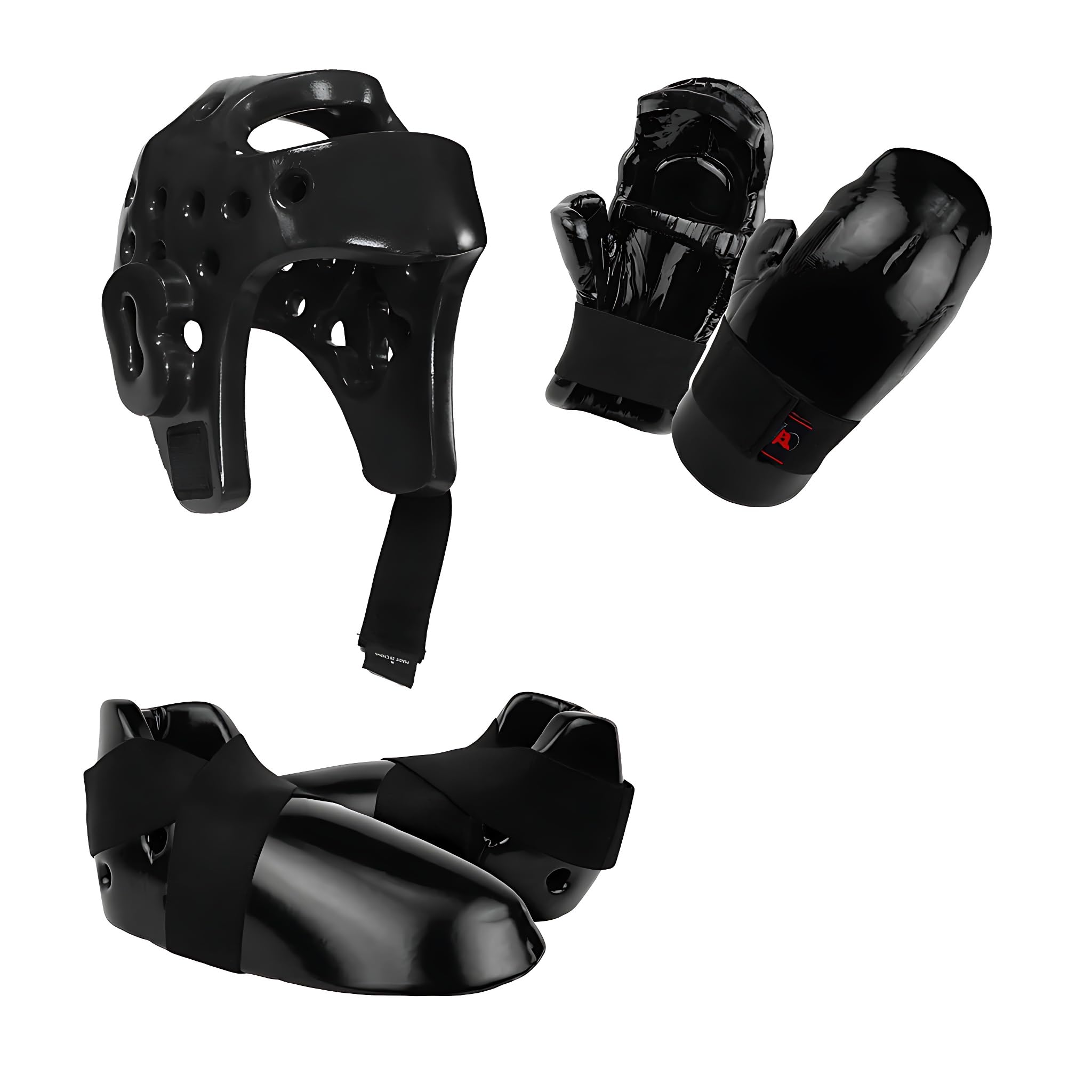 ( incomplete). Martial Arts Karate Protective Sparring Gear Package Deal - Adjustable Adults & Kids Headgear, Gloves & Kicks for MMA, Taekwondo, Boxing Training