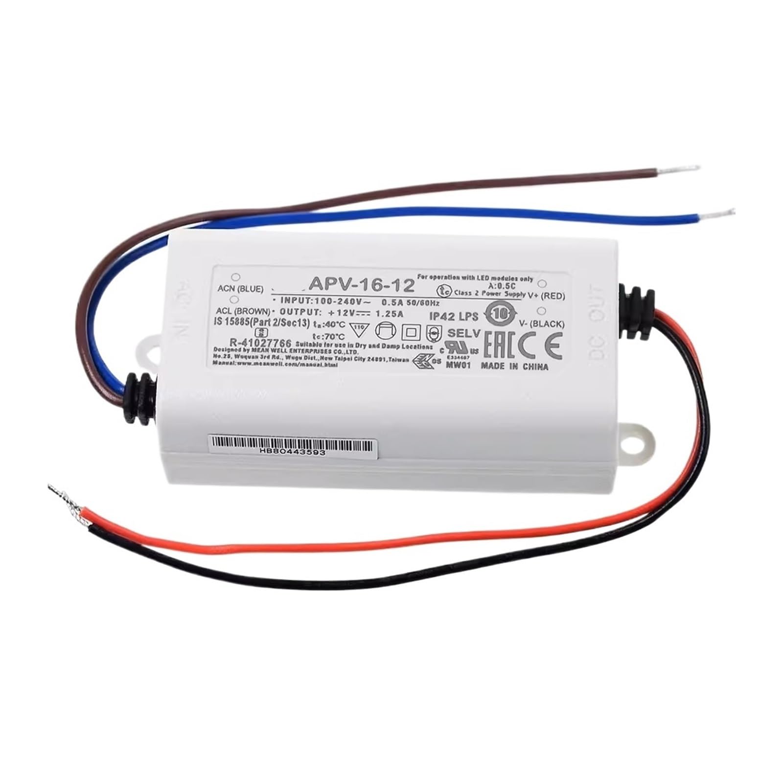 SWEWDSQG APV-16 APV-16-5 APV-16-12 APV-16-24 Constant voltage power supply 16W(APV-16-12)