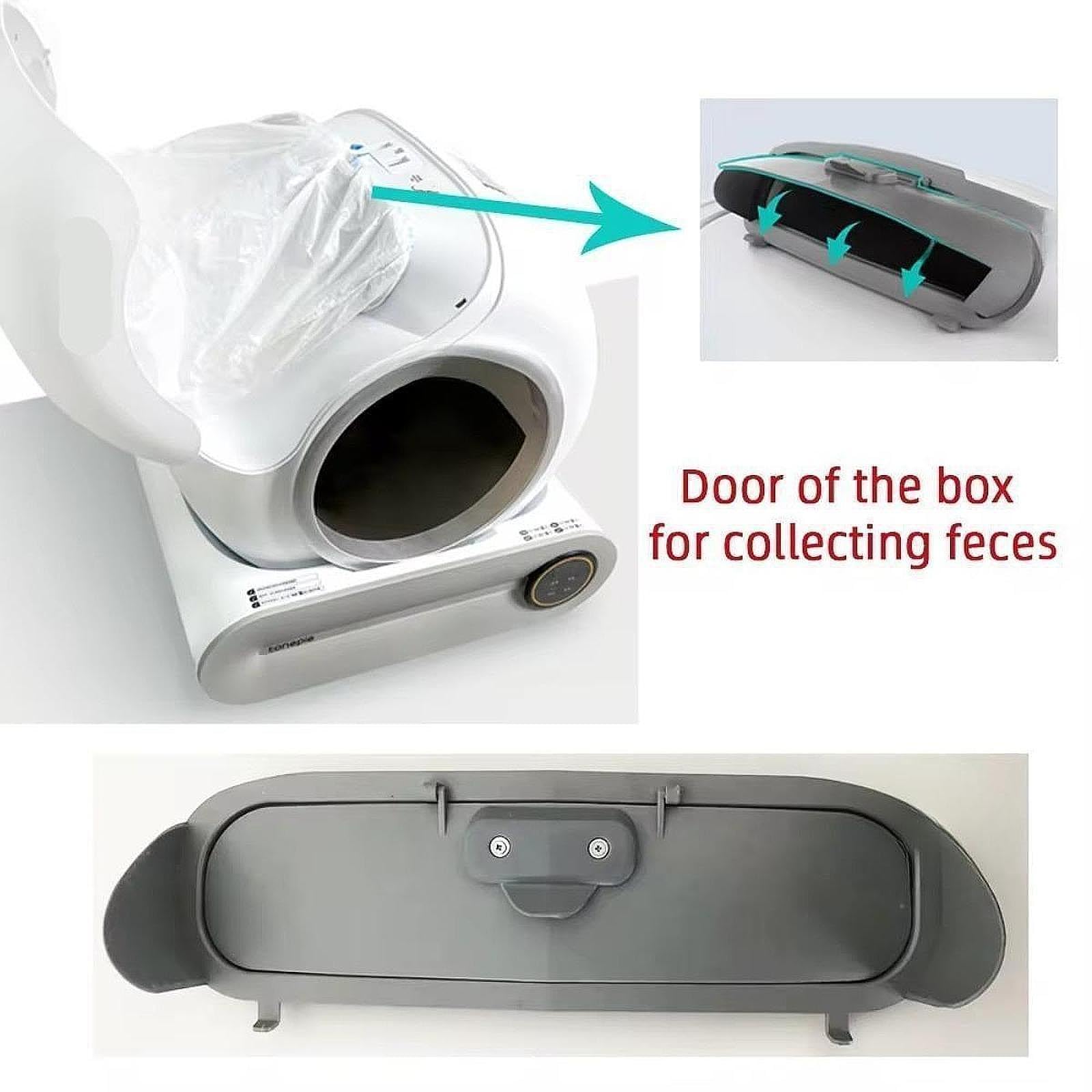 Accesorio de Puerta para Caja de Arena Automática para Gatos, Compatible con B0001-b9999