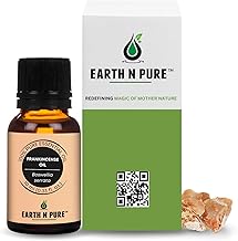 Earth N Pure Frankincense Essential Oil (Loban Oil) Undiluted, Natural and Therapeutic Grade 10 ml