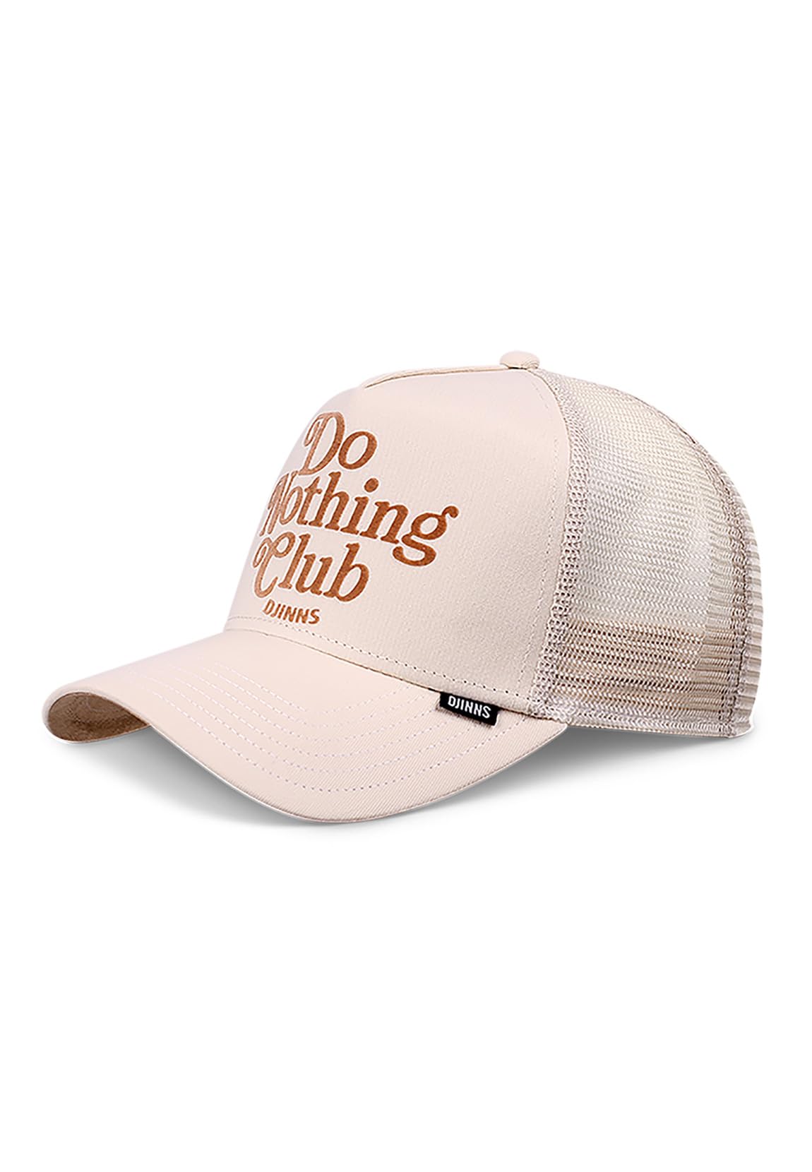 Djinns - DNC 30th Trucker Cap Mesh Cap Hat Cap Hat Caps, Cream White, One Size