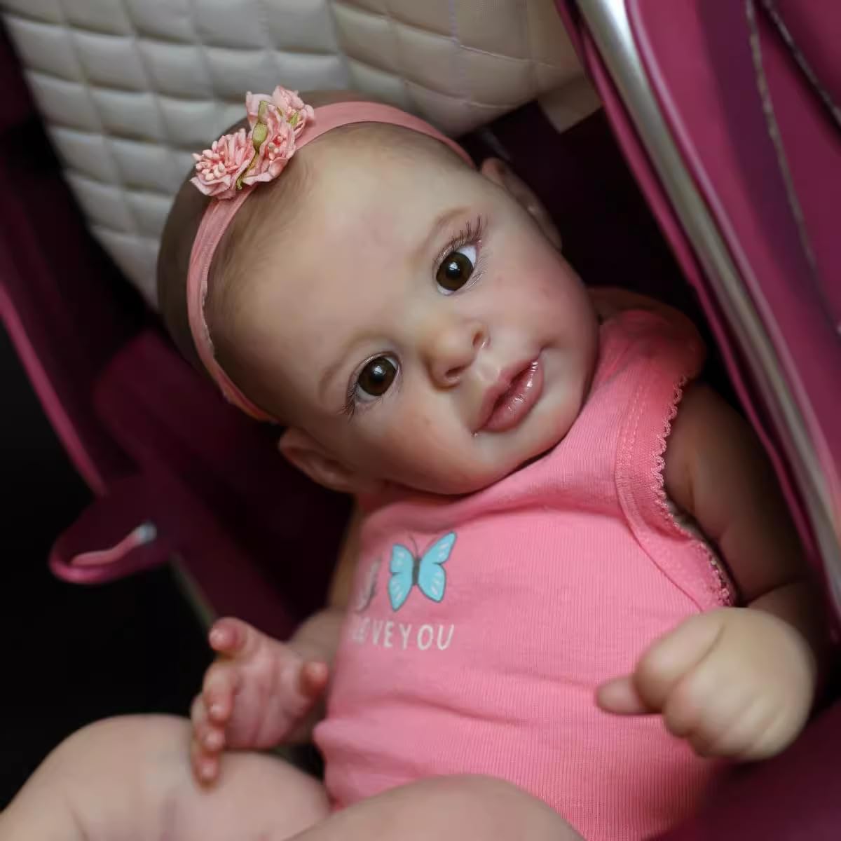 Bambola Reborn Femmina 20 Pollici MAIHAO - Corpo In Cotone, Occhi Aperti, Realistica Come Un Vero Neonato - Foto 12