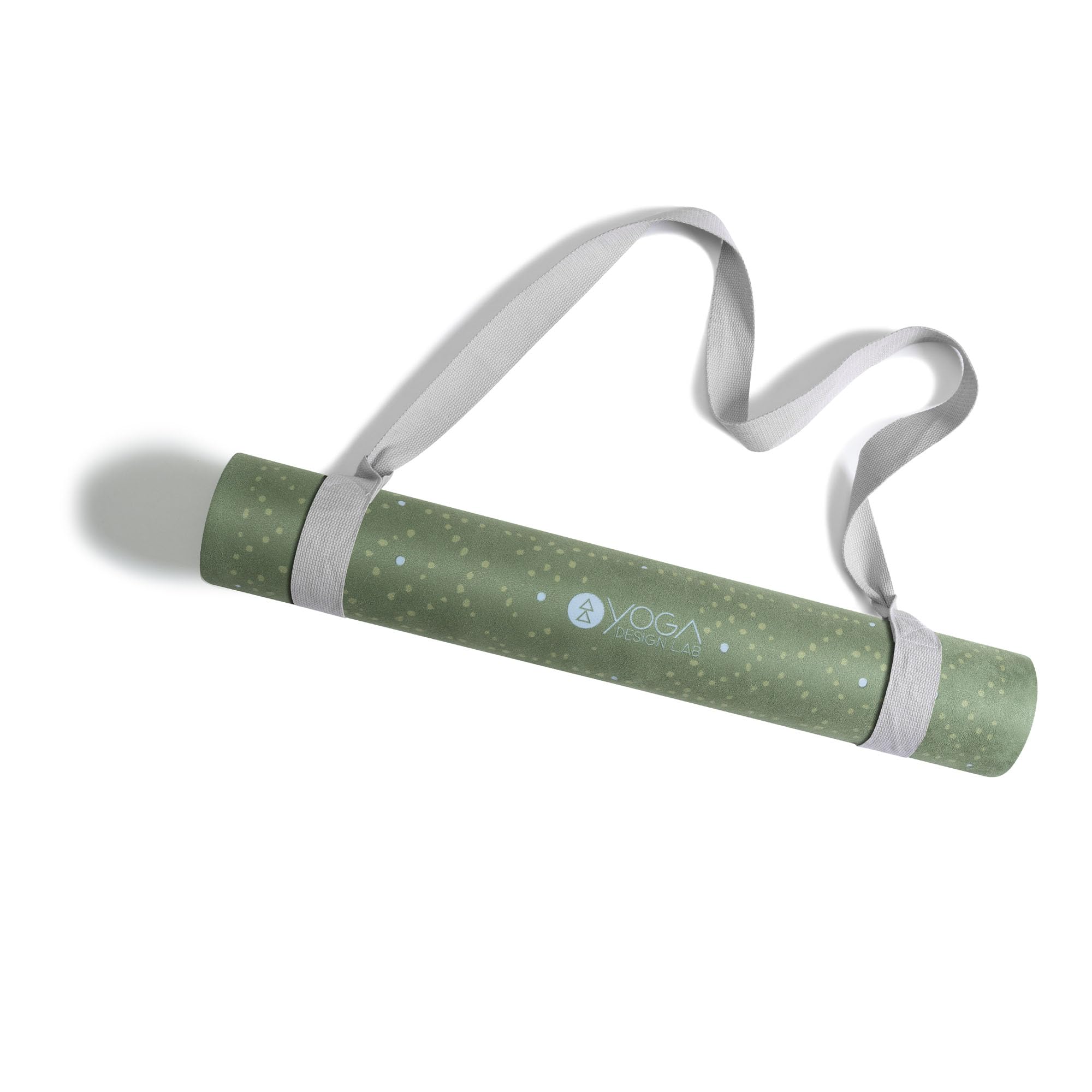 Yoga Design Lab Combo Yogamatte | rutschfest, Matte/Handtuch, Guter Halt bei viel Schweiß, Naturkautschuk | mit Tragegurt