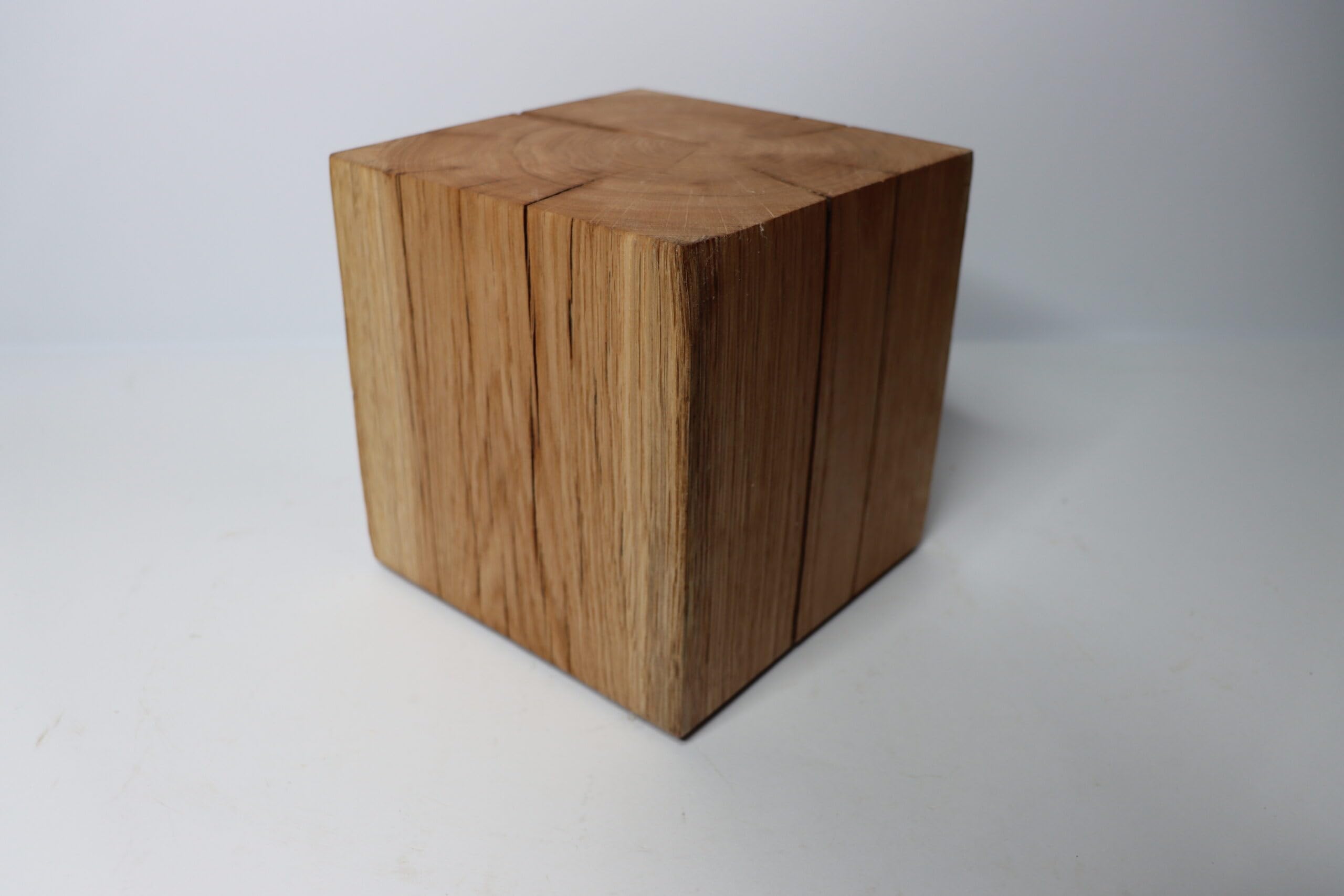 Dębowe klocki, klocki z litego drewna dębowego 30x30x...cm, kolumny dębowe, olejowane klocki dekoracyjne, dekoracja drewniana do domu, naturalny produkt, rustykalny styl, rękodzieło (30x30x10cm)