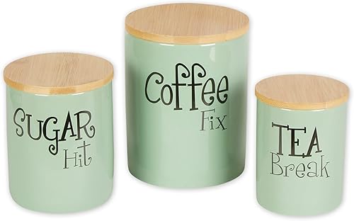 Miniatura 26 de DII Accesorios de cocina Colección retro, cerámica, juego de recipientes, miel, 3 piezas Miel,Agua,Negro -,Jadeite,Nautical Blue,verde