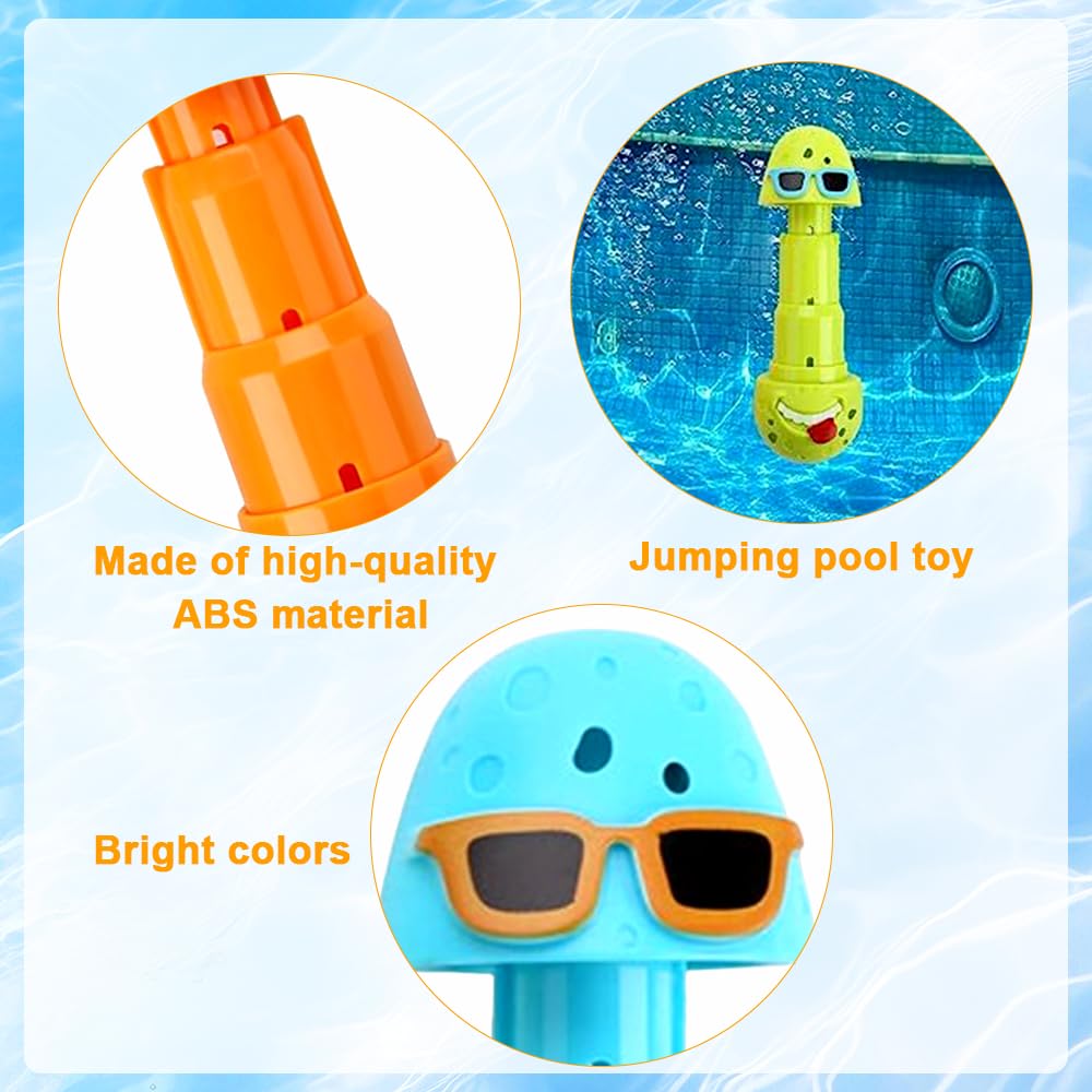 Juguetes Bbuceo, Juegos para Bucear en el Agua, Jugar en Piscinas, Palos Dive Sticks Buceo Juguetes, Regalos para Niños - 3 Piezas