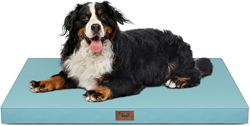 Miniatura 104 de Cama Ortopédica para Perros de Exterior para Perros Medianos y Gatos, Tapete Plano Impermeable para Mascotas con Espuma de Caja de Huevos y Funda