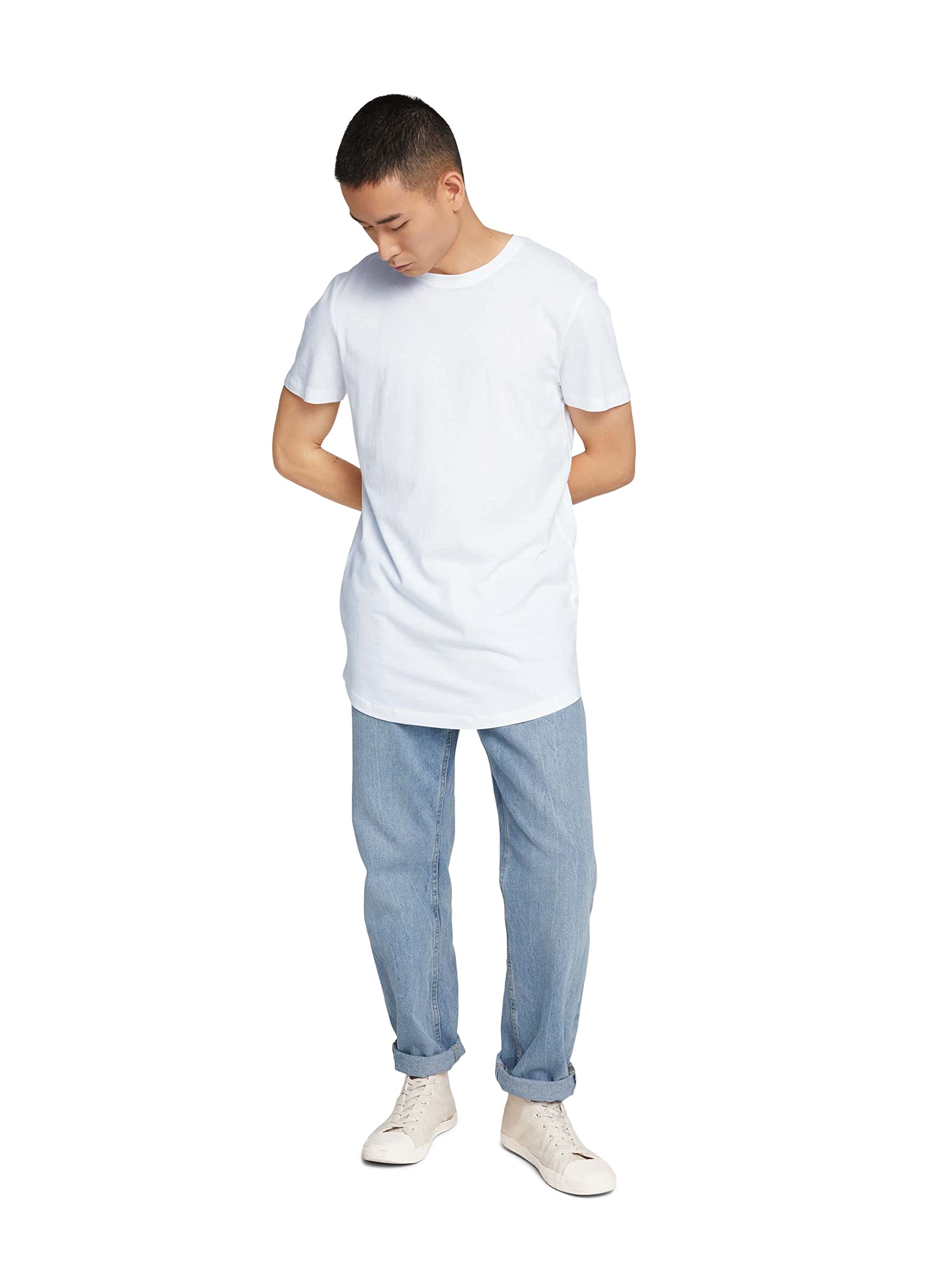 TOM TAILOR Denim Herren Long Fit T-Shirt im Doppelpack – Bild 5