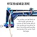 VGongTech Cable Pulley Bracket Cable Wire Threading Pulley Rotation Traction Bracket Wiring and Routing Tools Green & Blue