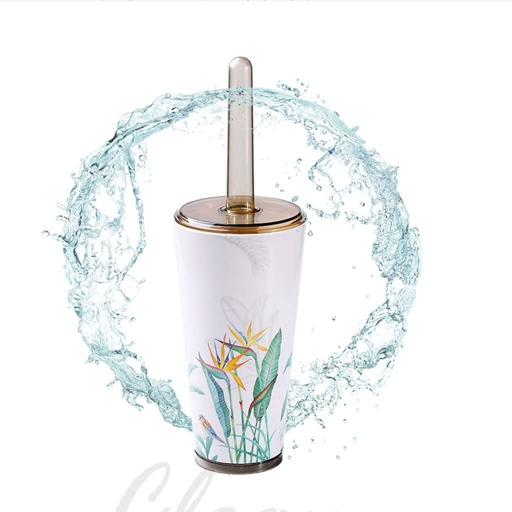Escobillero Escobilla de Baño Escobilla WC Escobillas de inodoro para baño con soporte, juego de escobillas de inodoro de diseño creativo con escobilla de inodoro de pie de piso base Escobillero y Sop