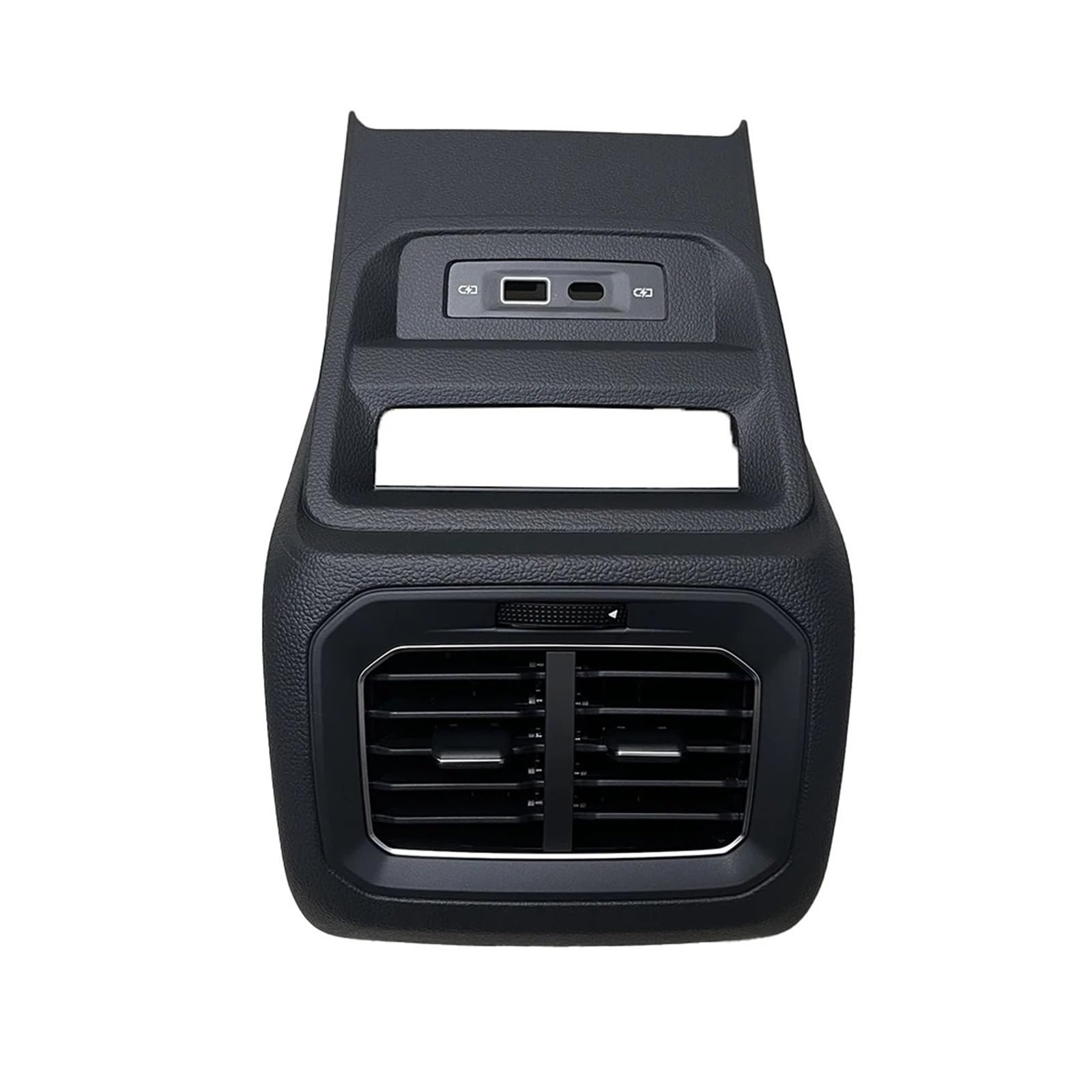 Jsyalmslw Rear Outelt Car Air Conditioning Vents For Vw For Tiguan Mk2 2017 2018 Rear Air Conditioning Assembly Center Armrest A/C Outlet Vent Frame