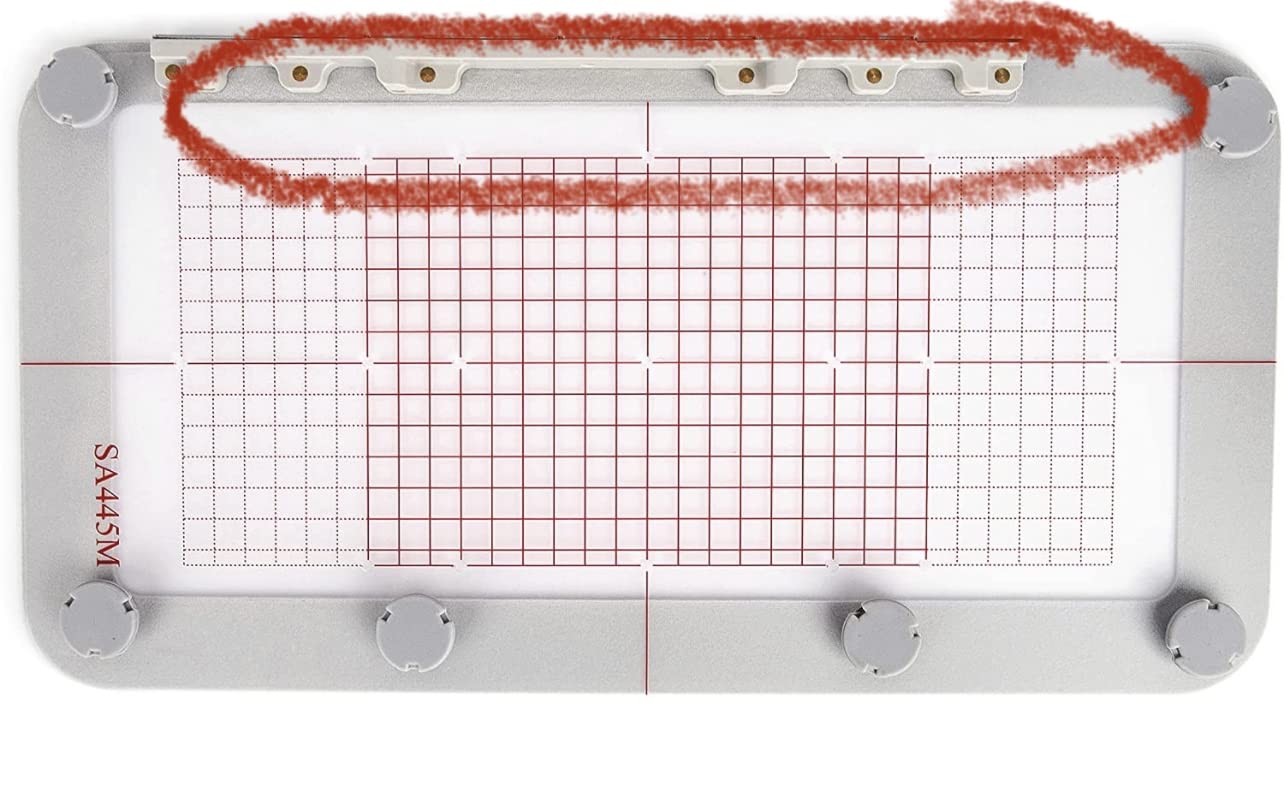 13/mo Finance Embroidex 5"x12" (SA445) Metal Hoop for