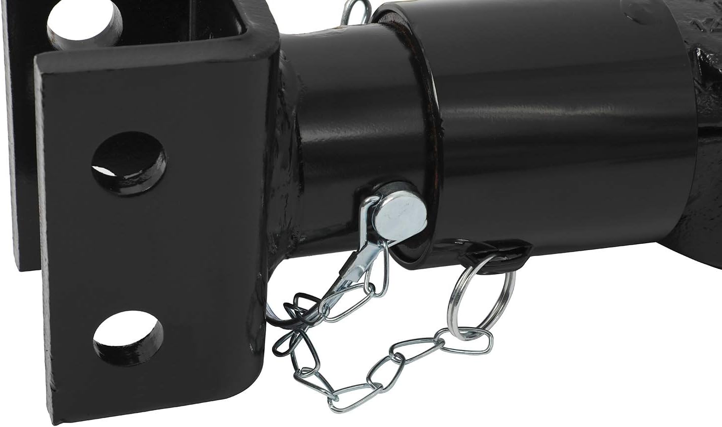 NovelBee 2-5/16" Ball Heavy Duty Channel-Mount Adjustable Trailer Coupler with Bolts and Nuts,Capacity 12,500 lbs