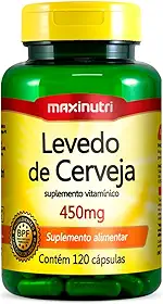 Levedo de Cerveja 450mg (120 caps), Único