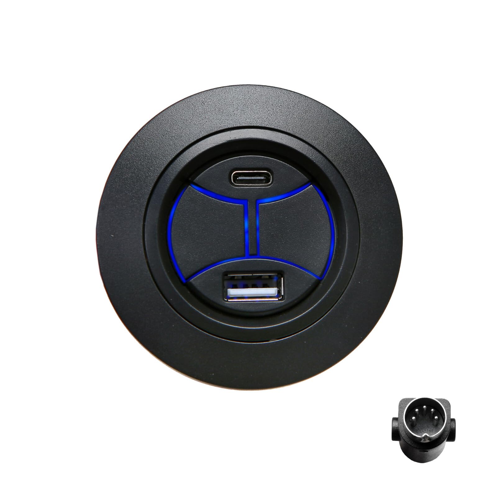 Dlfeue Power Recliner 2 Button 5 Pin Round Switch Lift Chairs Hand Control