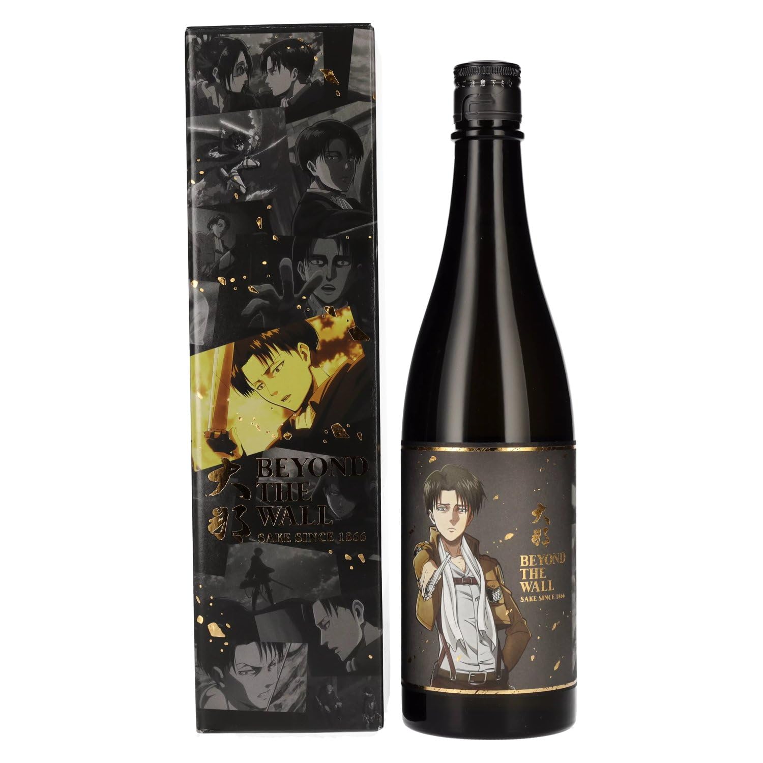 Attack on Titan x Beyond the Wall LEVI Model Sake Fruttato 15% Vol. 0,72l in Scatola