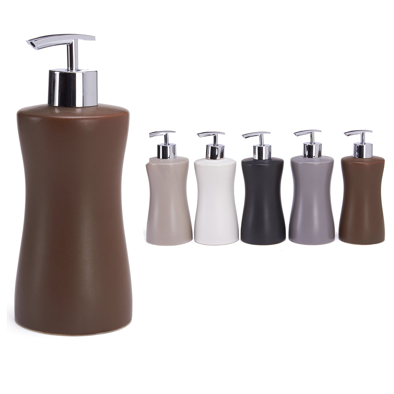 MSV Distributor of Soap, Brown, diameter 80 x 200 mm