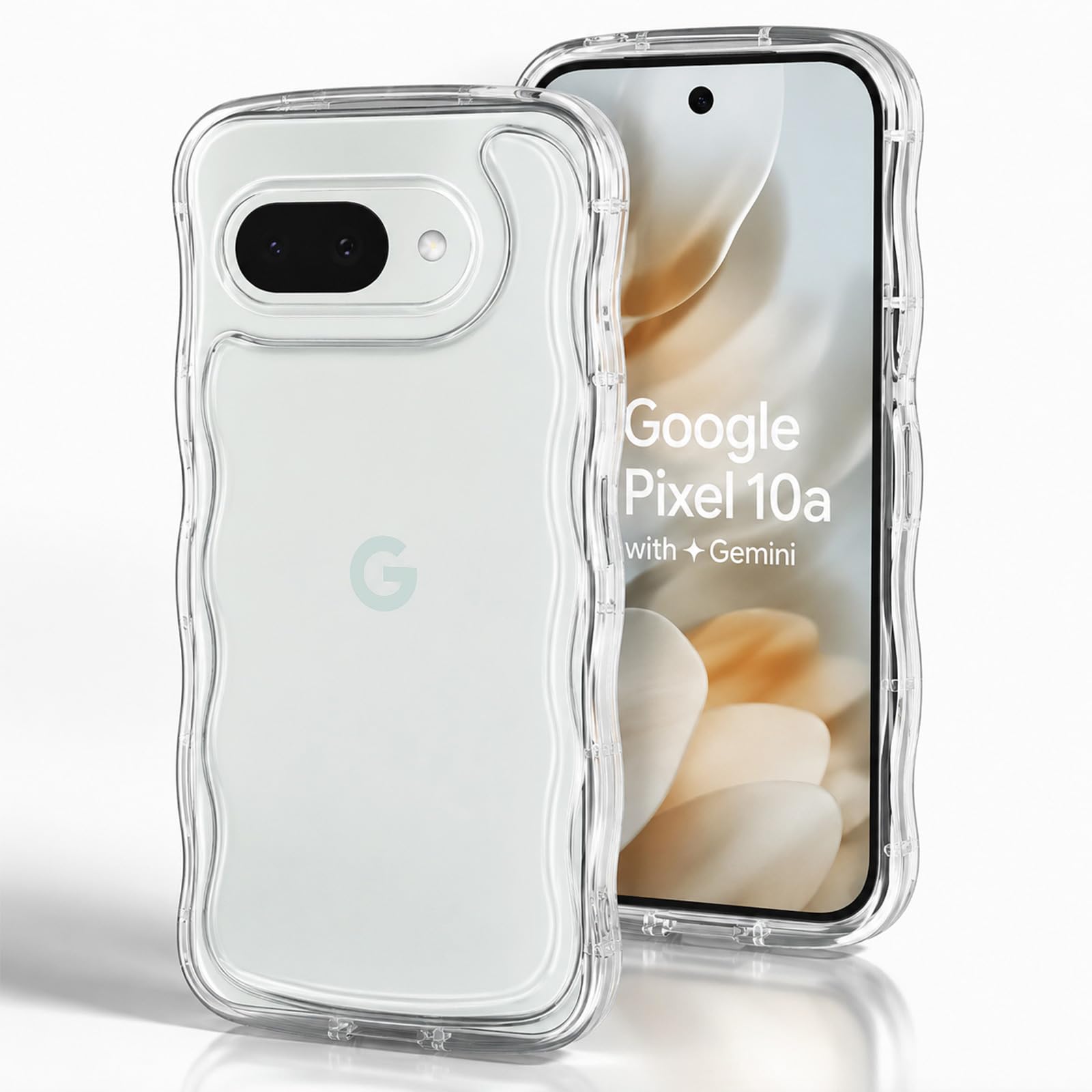 Google Pixel 10A ケース クリア ウェーブ グーグル ピクセル…