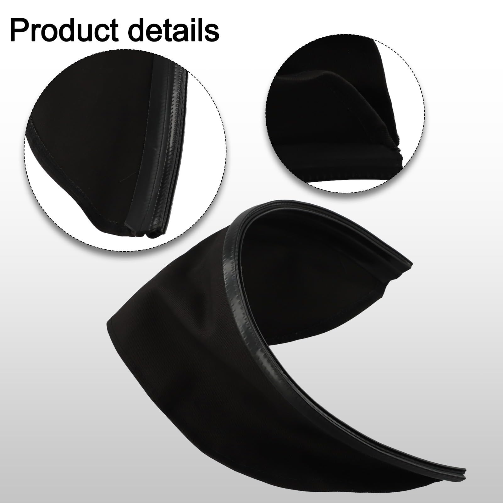 Saldatura casco bavaglino rimovibile protezione collo Flash & per Spark per protezione, per cotone ignifugo e PU, nero