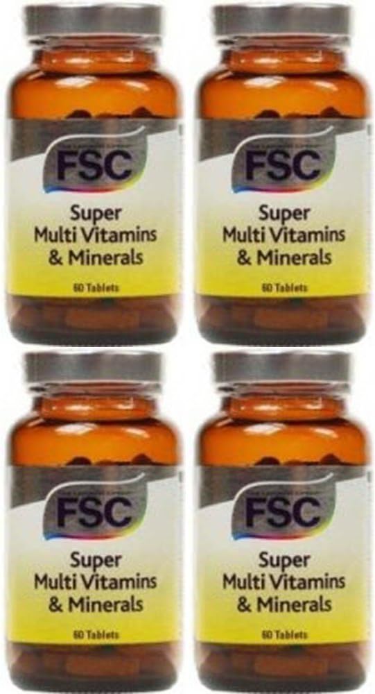 (4 Pack) FSC Super Multi Vitamins & Mineral 60's 4