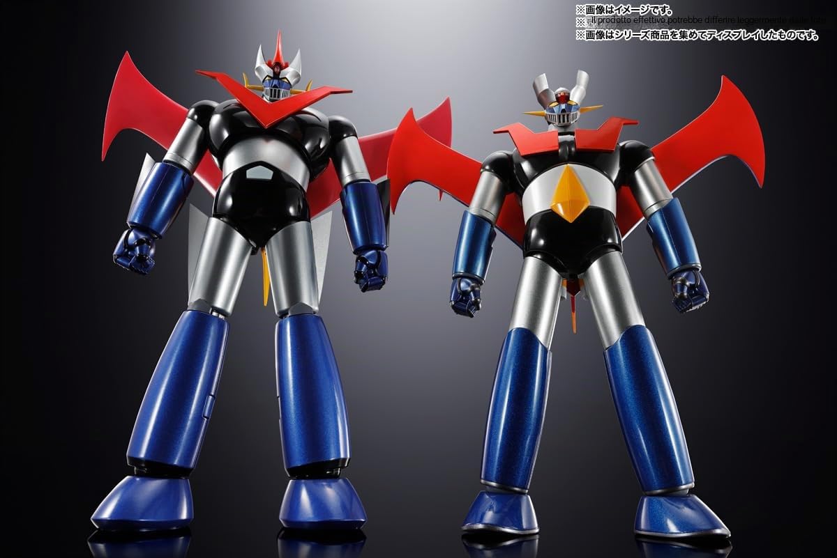 TAMASHII NATIONS Soul of Chogokin GX-117 Mazinger Z (tipo rinforzato) Shinka in pelle - KAKUMEI SHINKA - circa 6,5 pollici (165 mm), pressofuso e ABS, action figure dipinte