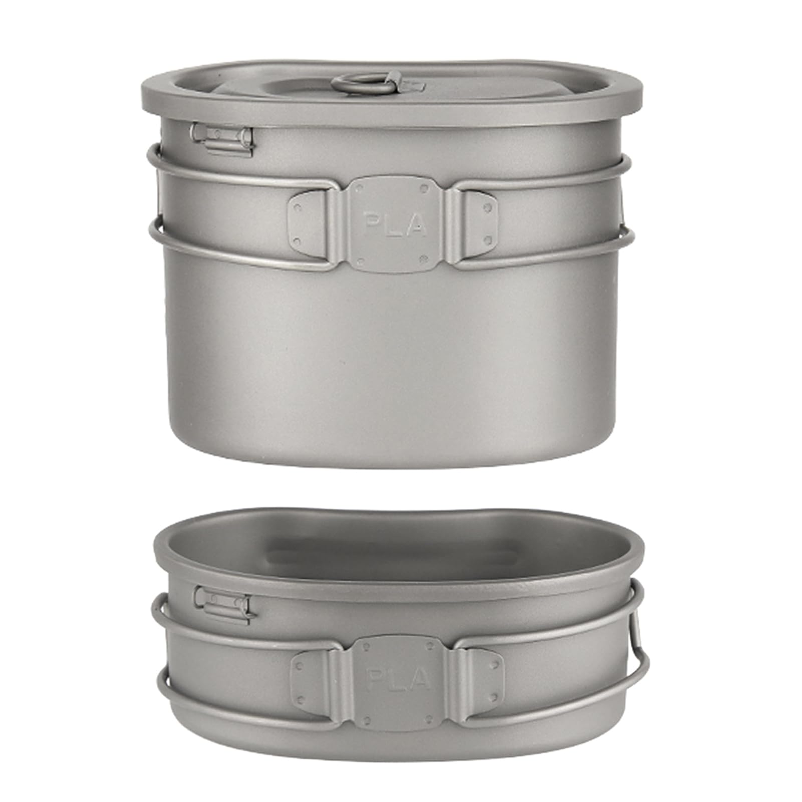 Tbest Zestaw Stołówki 380 Ml 750 Ml Outdoor Camping Backpacking Lekki Wiszący Garnek Niezbędny Piknik
