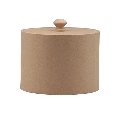 GLOREX 6 2027 045 - Scatola Rotonda in Cartone Naturale