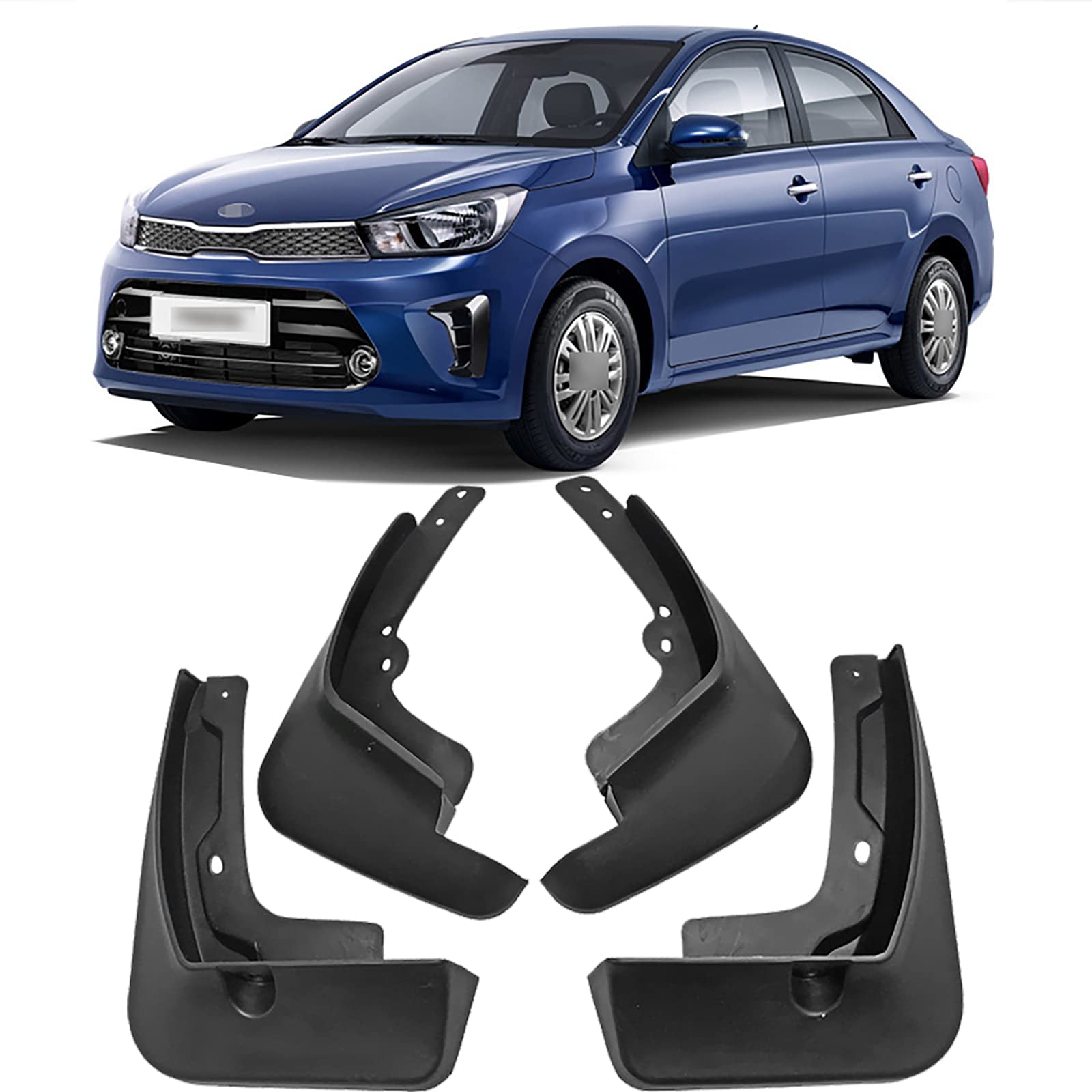 Bavettes pour Auto Kia Pegas JONASC Protègent la Voiture par Temps de Pluie