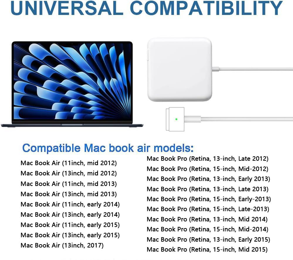 Amazon.com: Elvoes 60W Charger for MacBook Air&Pro(2012-2017