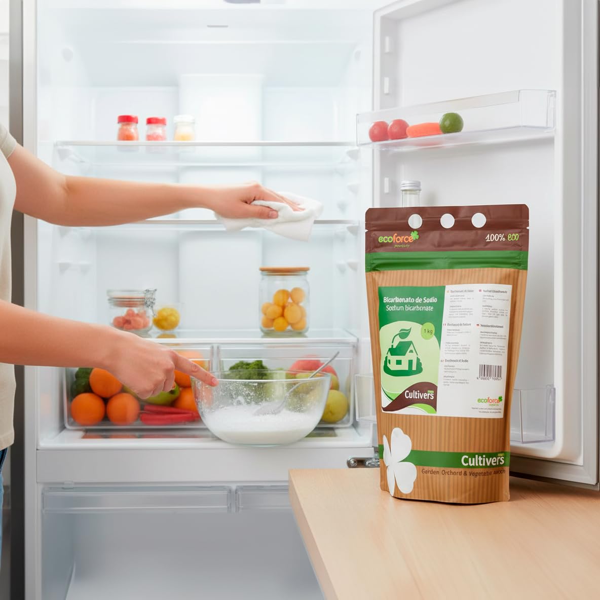CULTIVERS Bicarbonato de Sodio 6 kg Polvo Multiusos Alta Solubilidad