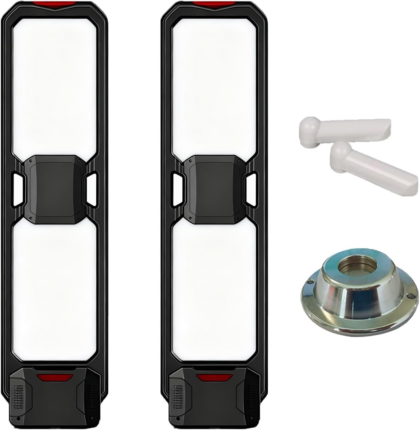 FHRKA Retail Anti-Theft Tag Sensor Equipment, 58KHz EAS With Sound And Light Alarm For Supermarkets, Shopping Malls (Schwarz)