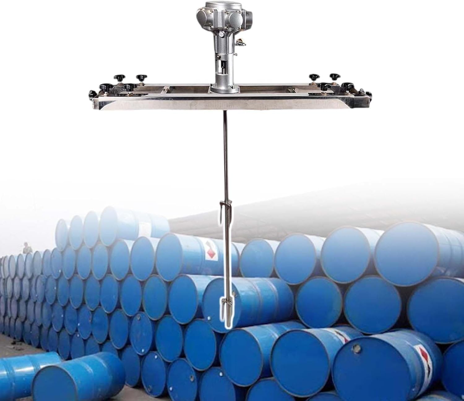IBC Tank Air Agitator, 1000L Tank Pneumatic Stirring Machine,Horizontal Pneumatic Paint Mixer, with Adjustable stainless steel bracket(3/4Horsepower)