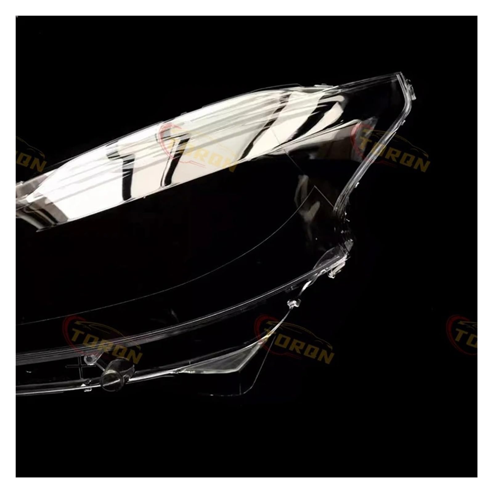 Per Peugeot 208 2012-2018 Copri-lente Per Fari Auto Paralume Per Fari Lampada Per Fari Guscio Faro Trasparente(Right side)