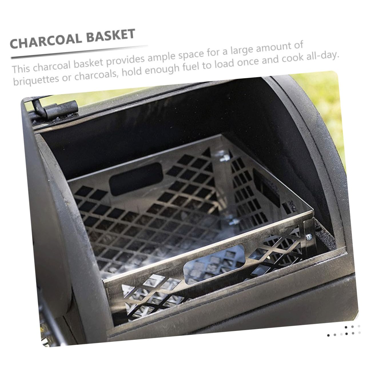 Cestello Affumicatore Offset in Acciaio Inossidabile per Barbecue
